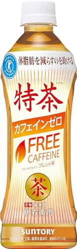 トクホ]サントリー 伊右衛門 特茶 カフェインゼロ お茶 500ml×24本